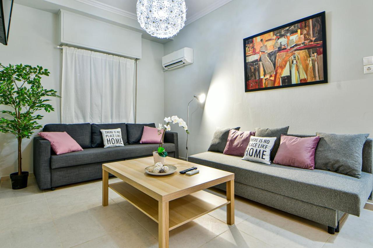 Apartmán Pleasant Flat Next To Panormou Metro Station Atény Exteriér fotografie