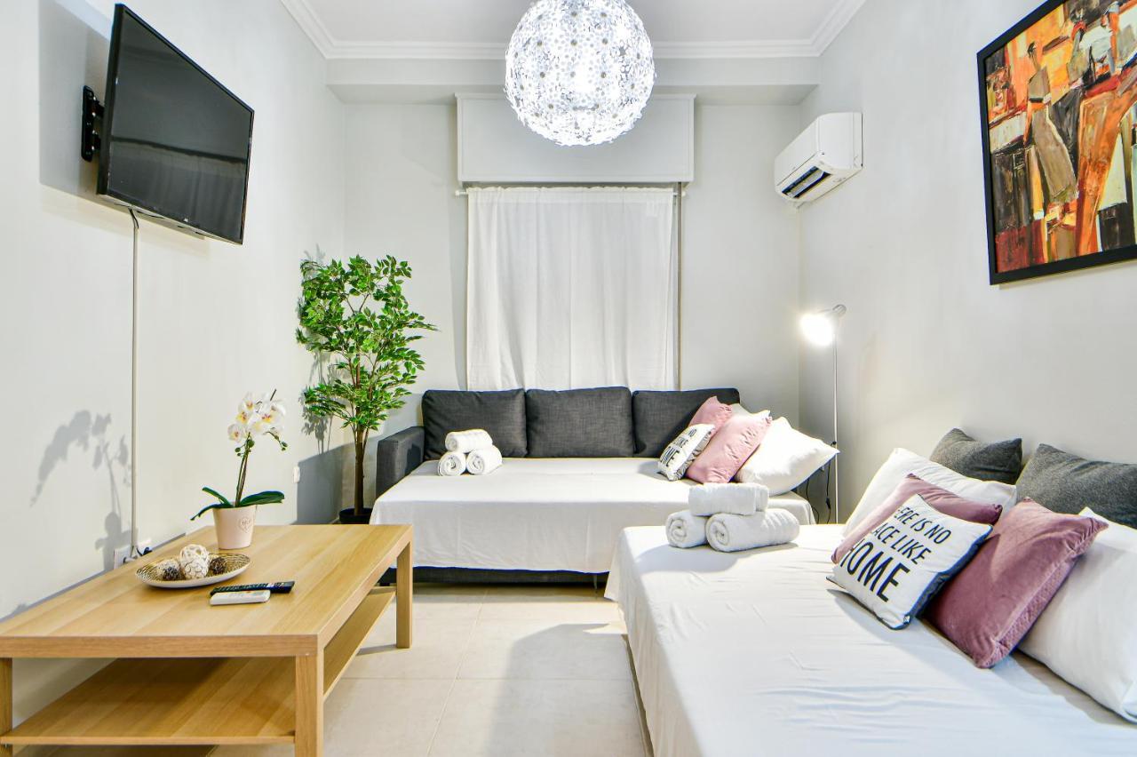 Apartmán Pleasant Flat Next To Panormou Metro Station Atény Exteriér fotografie