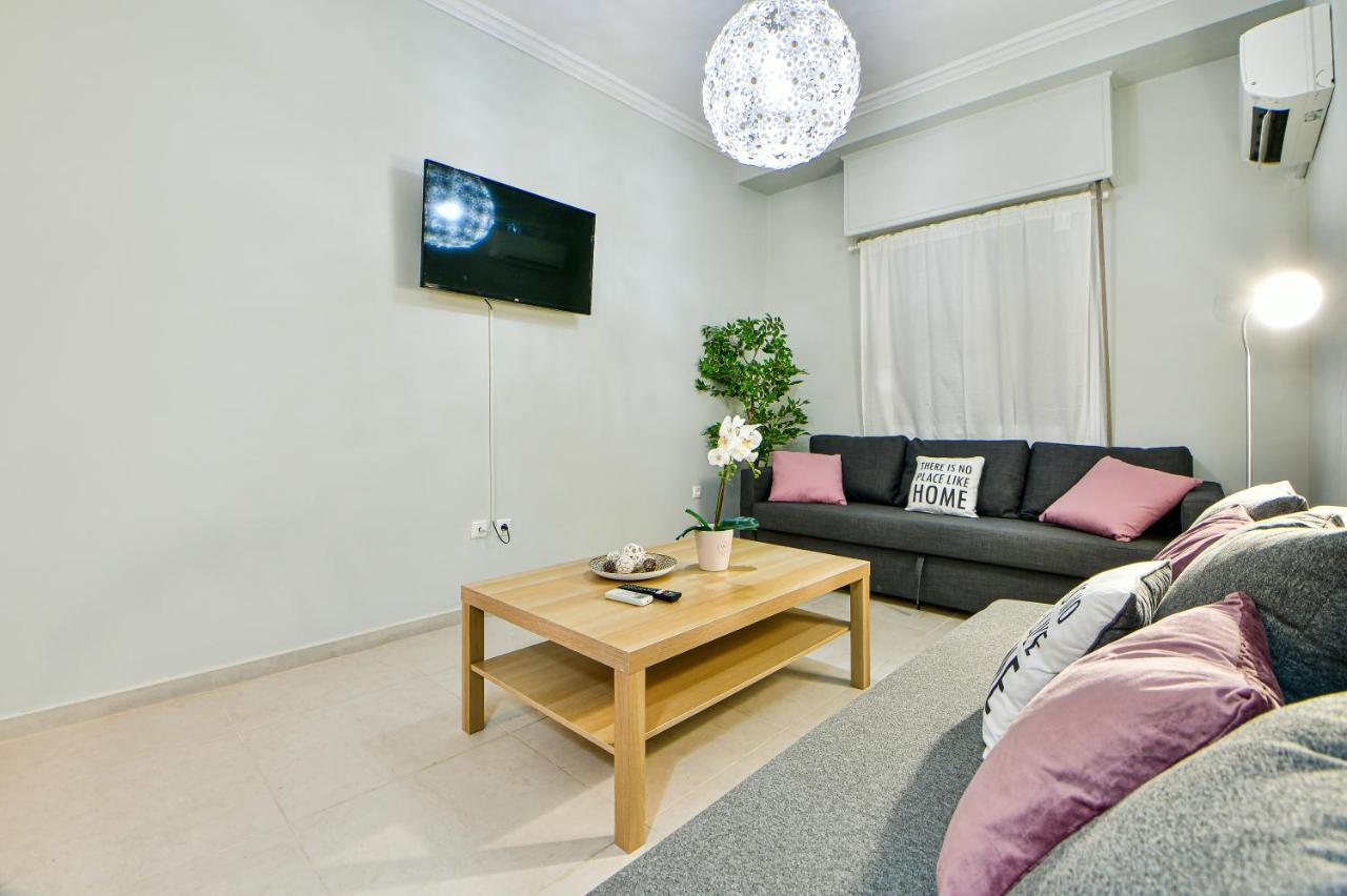 Apartmán Pleasant Flat Next To Panormou Metro Station Atény Exteriér fotografie